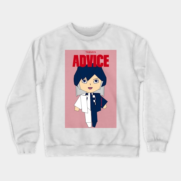 Taemin Advice Crewneck Sweatshirt by EV Visuals